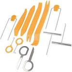 4CarMedia Set 12 unelte pentru demontare la auto 4CarMedia KLUCZ-65.222 (KLUCZ-65.222) - drumix Surubelnita