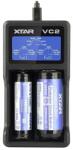 XTAR Incarcator Universal LI-ION NI-MH NI-CD 2buc LCD USB XTAR-VC2 (VC2) - drumix Incarcator baterii