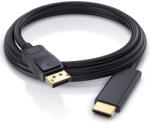 Cabletech Cablu DisplayPort tata - HDMI tata 10m 1080p aurit KPO-10023 Cabletech (KPO-10023) - drumix