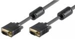 Goobay Cablu VGA 10m Full HD SVGA 1920x1200 dublu ecranat Goobay (50491) - drumix