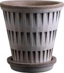 Bergs Potter Ghiveci cu farfurie Pantheon 18 cm gri (PAG18S)