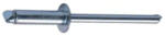  Nyitott félgömbfejű húzószegecs 7, 8x26mm alumínium-acél