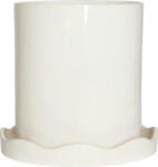 OYOY Ghiveci cu farfurie Nami, 21, 5 cm, alb (L301402)