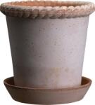 Bergs Potter Ghiveci Emilia 18 cm roz cu suport (ER18S)