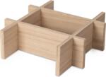 Squarely Bază BaseMORE lemn de stejar natural pentru ghiveciul cu auto-umidificare GrowMORE (215-6A0)