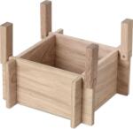 Squarely Bază BaseON lemn de stejar natural pentru ghiveciul cu sistem de autoudare GrowON (214-6A0)