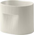 Muuto Mască de ghiveci Ridge 15 cm albă (RIDPLA15A02)