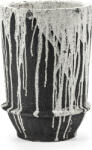 Serax Ghiveci Dune, 26 cm, alb-negru (B5625005-019)