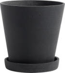 HAY Ghiveci Hay 15 cm negru cu suport (AB394-A602-AB68)