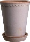 Bergs Potter Ghiveci Helena înalt 18 x 14 cm roz cu suport (HR14RPS)