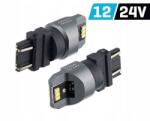 Vision Lighting Izzó Vision P27/7W (T25) 12/24V 6x 3020 Smd Led, nonpolar, Canbus, fehér