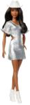 Mattel Fashionistas, papusa, rochie argintie Papusa Barbie