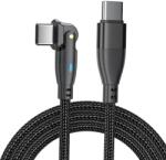 Prestige Charge Cablu USB-C la USB-C PD 60W PRESTIGE CHARGE, Transfer Date si Incarcare SuperFastCharge 25W/45W, Cap Rotativ 180°, Compatibil Telefon/Tableta, 2m, Negru
