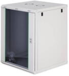 ASSMANN Rack Digitus Cabinet metalic, Digitus, safa sieciowa wiszaca, 16U, 600x600cm, gri, nezmontata (DN-37114)