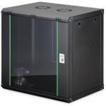 ASSMANN Rack Digitus Cabinet metalic, Digitus, 19" 12U, 600x450cm, cu usa din sticla, neasamblat (DN-37109)