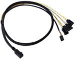 Broadcom Kábel Broadcom L5-00221-00 SFF-8643 - x4 SATA (Mini-SAS HD Internal to x4 SATA) (L5-00221-00)