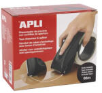 Apli Csomagolószalag adagoló, beépített pengével, csomagolószalaggal, APLI, fekete (19647) - iconink