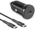 SBS PD 25W Autós töltő + USB-C kábel (TECRKITTCPD25W) (TECRKITTCPD25W)