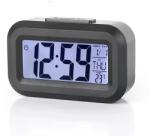 TOO DC-102-B hőmérséklet kijelzéssel, ébresztő funkcióval, kisméretű fekete digitális óra (TOO DC-102-B) - officedepot