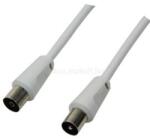 LogiLink TV antenna kábel, IEC /M - IEC /F, CCS, fehér, 2, 5 m (LOGILINK_CA1061) (LOGILINK_CA1061)