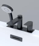 Niagara Wellness ARA black süllyesztett kádtöltő csaptelep