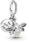 PANDORA Moments Passions 799352C01 Foszforeszkáló szentjánosbogár függő charm (Ag925/1000, 2 g)