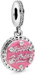 PANDORA Moments 798888C01 Rózsaszín szülinapi torta függő charm (Ag 925/1000: 3, 6 g)