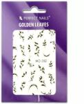 Perfect Nails Körömmatrica - Golden Leaves - szepsegcikk