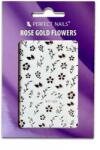 Perfect Nails Körömmatrica - Rose Gold Flowers