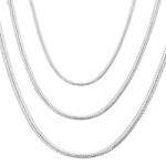 Silver Star Destinée női, 3 darabos készlet, szélesség 1 mm (22015)