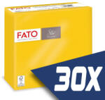 FATO Sztár szalvéta 2 rétegű 38x38cm sárga 40 szál/csomag (30 csomag) (82990200-KARTON)