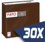 FATO Sztár szalvéta 2 rétegű 38x38cm csokoládébarna 40 szál/csomag (30 csomag) (82991000-KARTON)