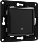 Shelly Întrerupător de perete cu 1 buton Shelly Wall Switch 1 Negru, compatibil cu Shelly 1, 1PM, Plus și Dimmer (3800235266168)