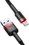 Baseus Cablu de date Baseus Kevlar CALKLF-C19, Lightning, 2 m (Negru/Rosu) (31564-uniw)