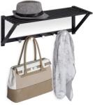 Relaxdays Cuier de haine de perete Relaxdays cu raft (10049622)