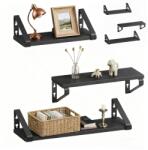 Relaxdays Set de rafturi de perete în 3 dimensiuni (10144212) Raft