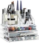 Relaxdays Organizator de machiaj Relaxdays cu 3 sertare (10032445)