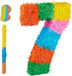 Relaxdays Pinata cu număr și băț, mască (10125409)