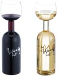 Relaxdays Sticlă de vin Relaxdays cu pahar 750 ml (10097341) Pahar