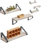 Relaxdays Set de rafturi de perete în 3 dimensiuni (10144242) Raft