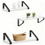 Relaxdays Set de rafturi de perete în 3 dimensiuni (10144230) Raft