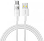 Baseus DISPLAY II adatkábel - USB-A -Type-C, 100W, gyorstöltő, 200cm (P10382701211-01) fehér