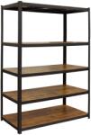 Relaxdays Rafturi robuste, stil Industrial Chic, 500 kg (10143323) Raft