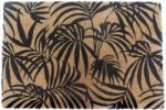 Relaxdays Covoraș de ușă cu nucă de cocos și plante, 60x40 cm (10138192) Covor