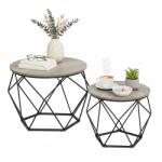 Relaxdays Set de 2 măsuțe de cafea (10142904) Masa de cafea