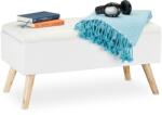 Relaxdays Bancă tapițată Relaxdays cu spațiu de depozitare (10051372) Pantofar