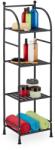 Relaxdays Raft vertical îngust Relaxdays cu 4 rafturi (10073476) Raft