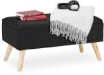 Relaxdays Bancă tapițată Relaxdays cu spațiu de depozitare (10051361) Pantofar