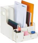Relaxdays Dosar vertical Relaxdays cu 3 compartimente și cutie pentru ustensile (10079018)