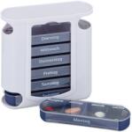 Relaxdays Cutie de pastile Relaxdays 7 zile cu 4 compartimente (10040851)